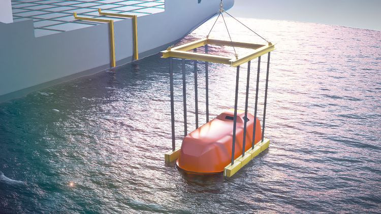 NUI Lifeboat Recovery Basket